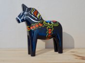 Dalapferd 30 cm Schwarz